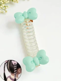 Sale Gumka do włosów sprężynka z kokardką Bow Twist Damskie Dziewczęce|Akcesoria Do Włosów