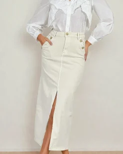 Sale Jeansowa damska spódnica Spódnice