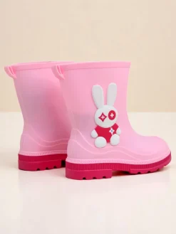 Best Kalosze dziecięce z króliczkiem Bunny Splash Dziewczęce