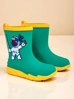 Outlet Kalosze dziecięce z kosmonautą Cosmos Boy Chłopięce