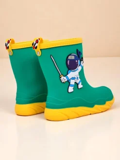 Outlet Kalosze dziecięce z kosmonautą Cosmos Boy Chłopięce