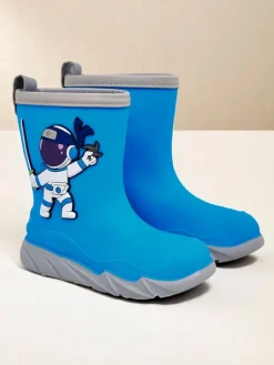 Clearance Kalosze dziecięce z kosmonautą Cosmos Boy Chłopięce