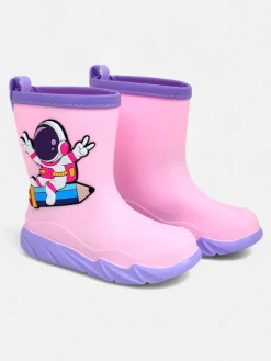 Online Kalosze dziecięce z kosmonautą Cosmos Dziewczęce