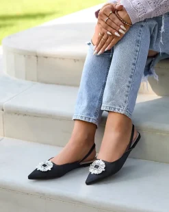 New Klapki a'la baleriny w kolorze m Etalli Klapki Płaskie