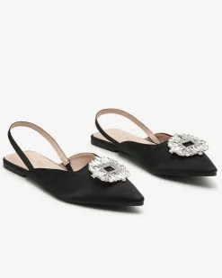 New Klapki a'la baleriny w kolorze m Etalli Klapki Płaskie