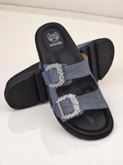 Best Klapki damskie z klamerkami Mrs Aurora Klapki Płaskie