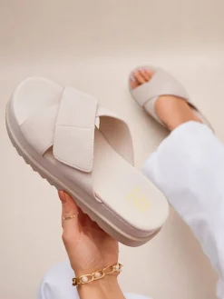 Klapki damskie płaskie Evre Klapki Płaskie