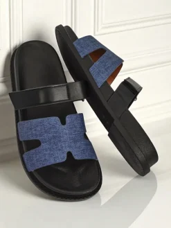 Best Klapki damskie z eko skóry FlexiComfi Klapki Płaskie