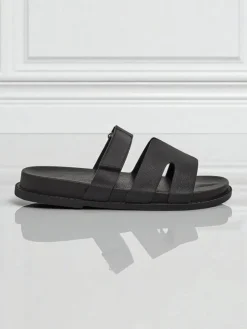 Clearance Klapki damskie z eko skóry ReppiFlex Klapki Płaskie