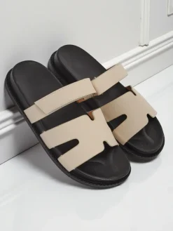 Online Klapki damskie z eko skóry ReppiFlex Klapki Płaskie