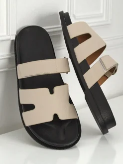 Online Klapki damskie z eko skóry ReppiFlex Klapki Płaskie