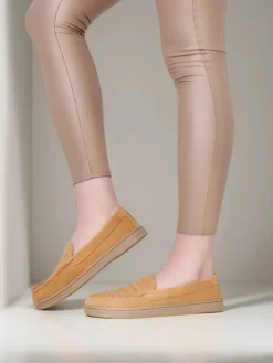 Clearance Klasyczne damskie mokasyny Carollese Mokasyny Na Płaskiej Podeszwie