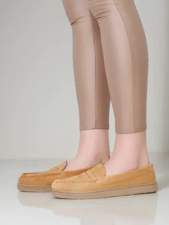 Clearance Klasyczne damskie mokasyny Carollese Mokasyny Na Płaskiej Podeszwie