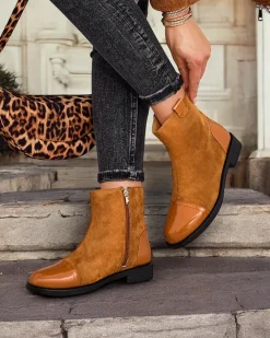 Best Klasyczne damskie botki Urbinos Botki Z Delikatnym Ociepleniem|Nowość