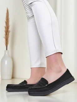 New Klasyczne damskie mokasyny Carollese Mokasyny Na Płaskiej Podeszwie