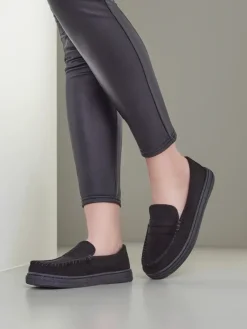 New Klasyczne damskie mokasyny Carollese Mokasyny Na Płaskiej Podeszwie