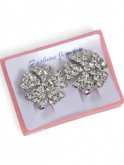 New Klipsy kolczyki damskie z cyrkoniami Damskie Biżuteria