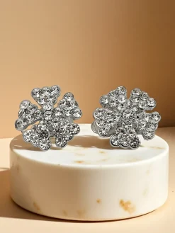 New Klipsy kolczyki damskie z cyrkoniami Damskie Biżuteria