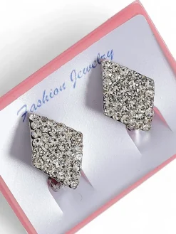 New Klipsy kolczyki damskie z cyrkoniami Damskie Biżuteria