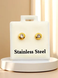 Best Klipsy kolczyki damskie z cyrkoniami Damskie Biżuteria