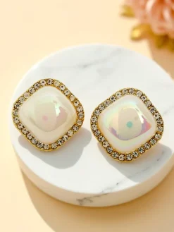 Hot Klipsy kolczyki damskie z perełką Aurelia Perla Damskie Biżuteria