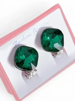 New Klipsy kolczyki damskie z kryształem Damskie Biżuteria