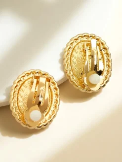 Klipsy kolczyki damskie z kryształem i cyrkoniami Damskie Biżuteria