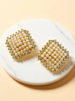 New Klipsy kolczyki damskie z cyrkoniami Damskie Biżuteria