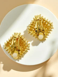 New Klipsy kolczyki damskie z cyrkoniami Damskie Biżuteria