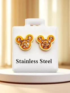 Sale Kolczyki damskie w kształcie misia Damskie Biżuteria