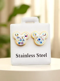 Kolczyki damskie w kształcie misia Damskie Biżuteria