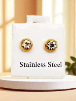 Hot Kolczyki damskie kółeczka z cyrkoniami Damskie Biżuteria