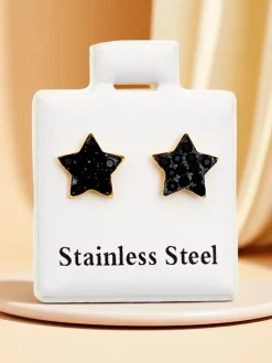 Kolczyki damskie w kształcie gwiazdki Damskie Biżuteria