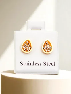 Sale Kolczyki damskie łezki Damskie Biżuteria