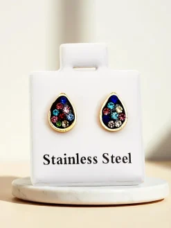 New Kolczyki damskie łezki Damskie Biżuteria