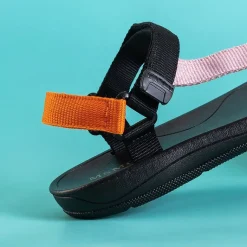 Best Kolorowe damskie sportowe sandały Tatag Sandały Płaskie