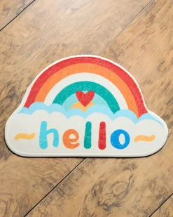 Hot Kolorowy dywanik wycieraczka z tęczą 40x60 Dekoracje I Ozdoby|Dywany