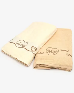 Clearance Komplet 2 bawełnianych ręczników Akcesoria|Ręczniki