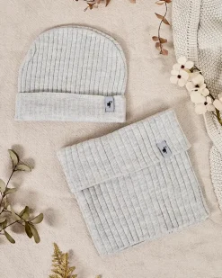 Komplet zimowy uniwersalny- czapka typu beanie z kominem Damskie Czapki|Czapki I Kapelusze