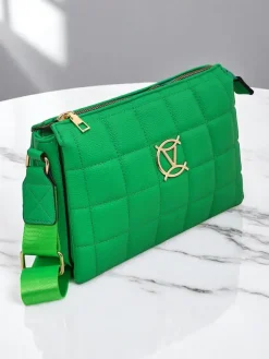 Kopertowa torebka damska z pikowanym przodem Damskie Małe Torebki