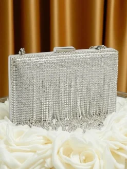 Sale Kopertowa torebka damska z cyrkoniami Frendello Damskie Małe Torebki