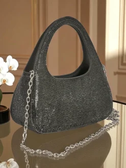 Online Kopertowa torebka damska z cyrkoniami Myra Quill Damskie Małe Torebki