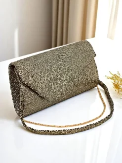 New Kopertowa torebka damska Glam Clutch Damskie Małe Torebki