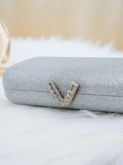 Hot Kopertowa torebka damska Velia Shine Damskie Małe Torebki