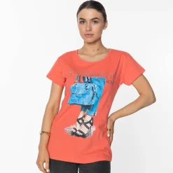 New owa damska koszulka z nadrukiem Bluzki / Koszule / Koszulki