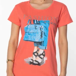 New owa damska koszulka z nadrukiem Bluzki / Koszule / Koszulki