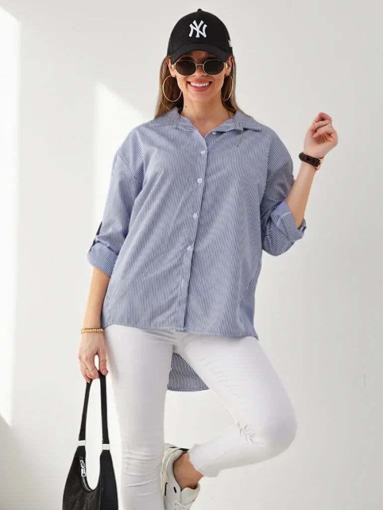 Koszula damska w paski Bluzki / Koszule / Koszulki