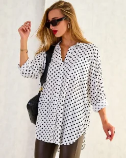 Hot Koszula damska z printem Bluzki / Koszule / Koszulki