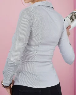 New Koszula damska w paseczki Bluzki / Koszule / Koszulki