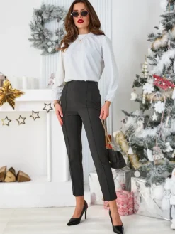 Clearance Koszula damska z cyrkoniami Bluzki / Koszule / Koszulki